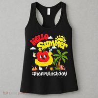 Hello Summer Happy Last Day Of School Teacher Student Women's Tank Top thumb 3