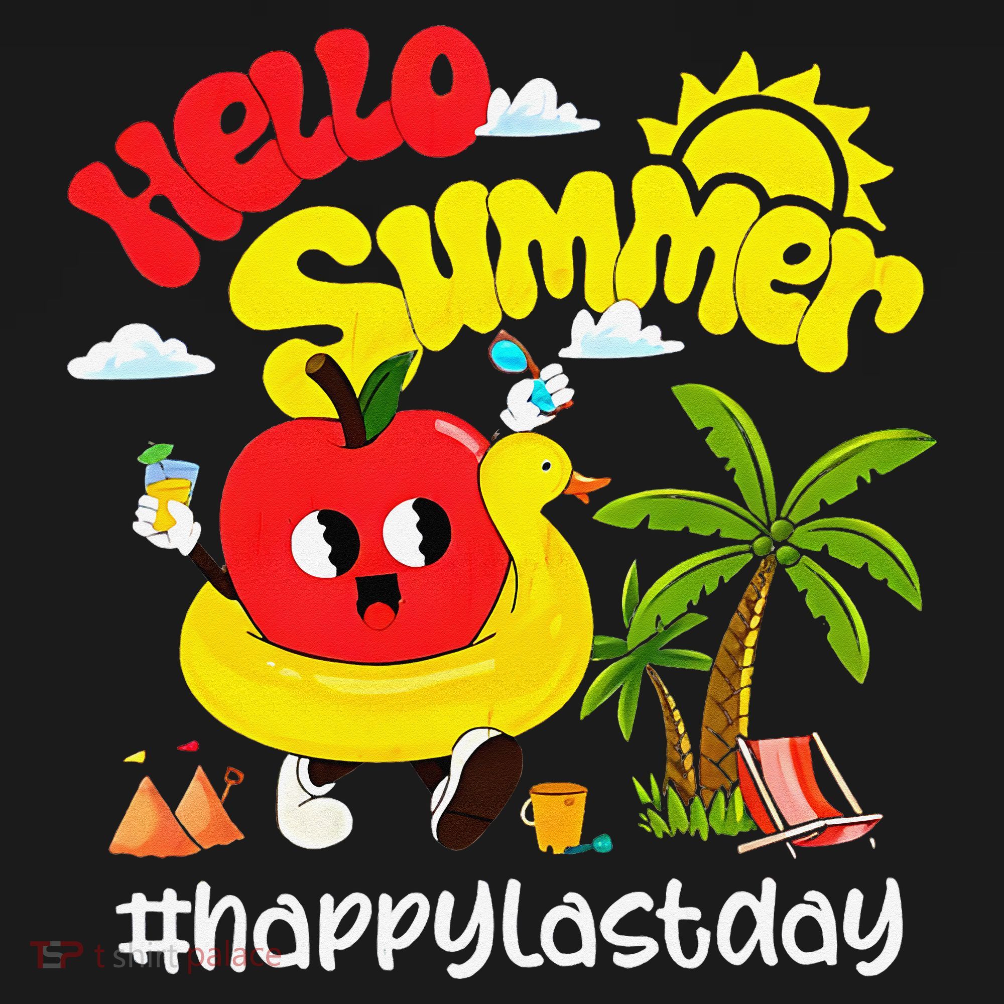 Hello Summer Happy Last Day Of School Teacher Student Baby Bodysuit