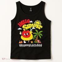 Hello Summer Happy Last Day Of School Teacher Student Tank Top thumb 2