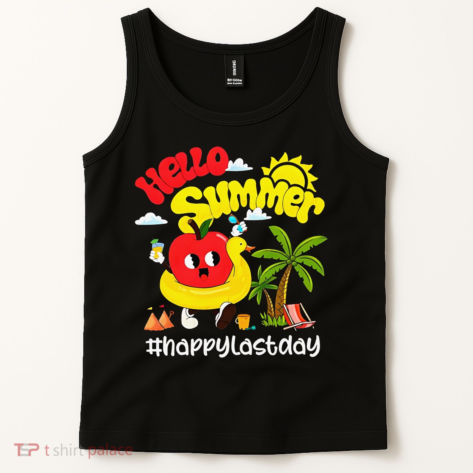 Hello Summer Happy Last Day Of School Teacher Student Tank Top