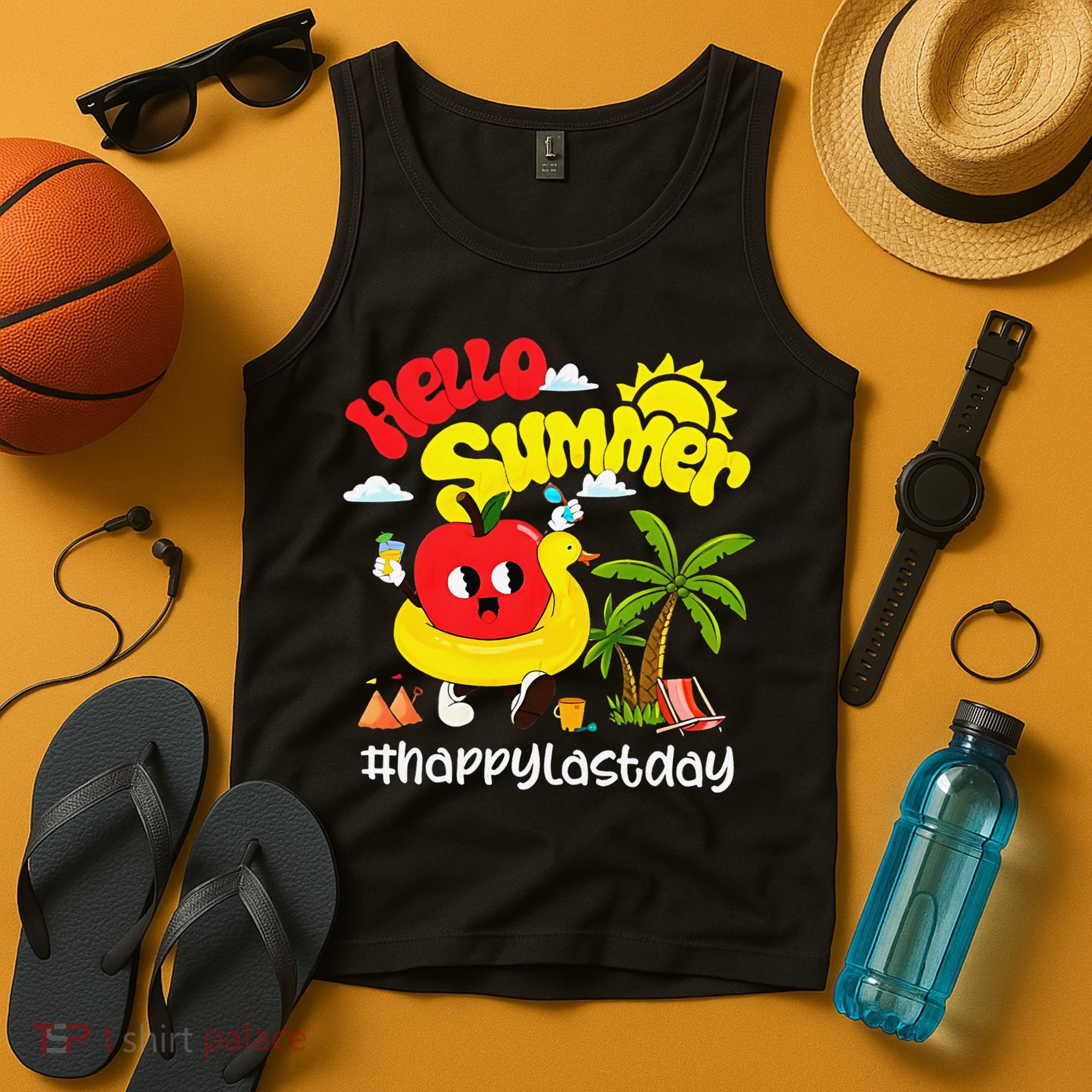Hello Summer Happy Last Day Of School Teacher Student Tank Top