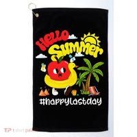 Hello Summer Happy Last Day Of School Teacher Student Golf Towel thumb 0