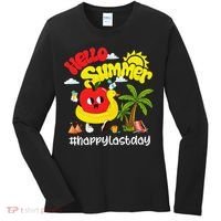 Hello Summer Happy Last Day Of School Teacher Student Women's Long Sleeve Shirt thumb 0