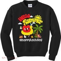 Hello Summer Happy Last Day Of School Teacher Student Kids Sweatshirt thumb 0