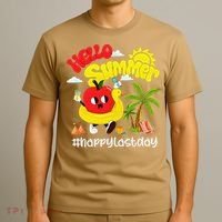 Hello Summer Happy Last Day Of School Teacher Student T-Shirt thumb 3
