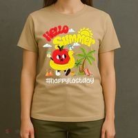 Hello Summer Happy Last Day Of School Teacher Student T-Shirt thumb 4