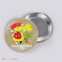 Hello Summer Happy Last Day Of School Teacher Student Button thumb 0