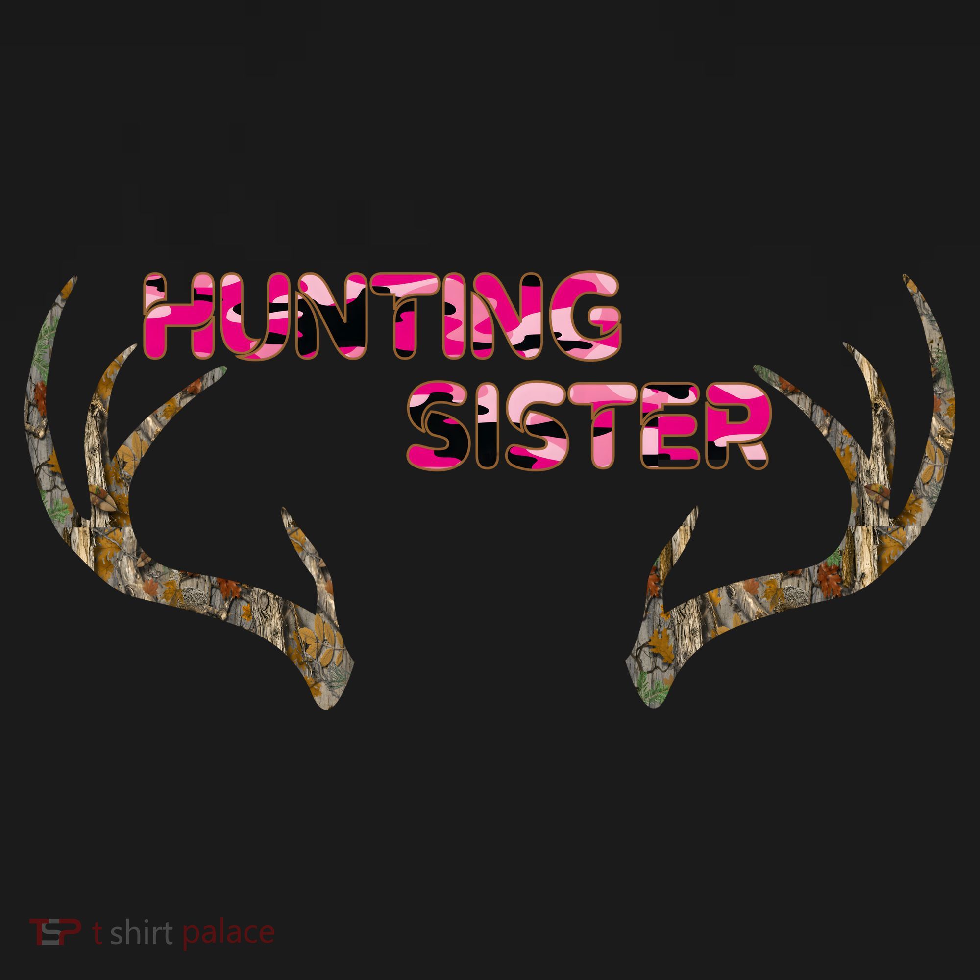 Hunting Sister Kids Long Sleeve Shirt