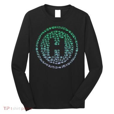 Helipad Silhouette Helicopter Pilot Helicopter Long Sleeve Shirt