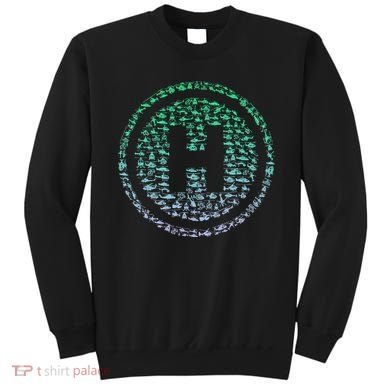 Helipad Silhouette Helicopter Pilot Helicopter Sweatshirt