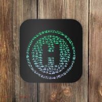 Helipad Silhouette Helicopter Pilot Helicopter Coaster thumb 0