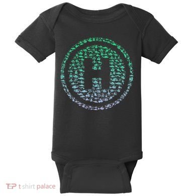 Helipad Silhouette Helicopter Pilot Helicopter Baby Bodysuit