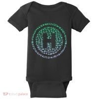 Helipad Silhouette Helicopter Pilot Helicopter Baby Bodysuit thumb 0