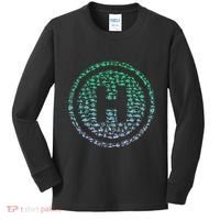 Helipad Silhouette Helicopter Pilot Helicopter Kids Long Sleeve Shirt thumb 0