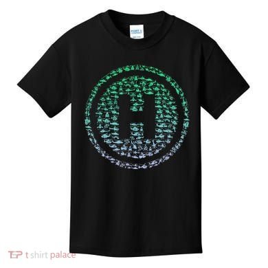 Helipad Silhouette Helicopter Pilot Helicopter Kids T-Shirt