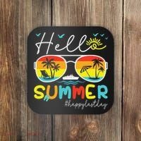 Hello Summer Happy Last Day Of School Teacher Student Coaster thumb 0