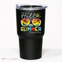 Hello Summer Happy Last Day Of School Teacher Student Tumbler thumb 0