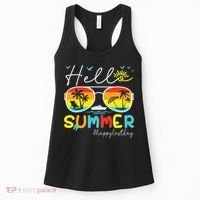 Hello Summer Happy Last Day Of School Teacher Student Women's Tank Top thumb 0