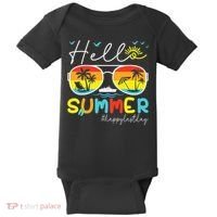 Hello Summer Happy Last Day Of School Teacher Student Baby Bodysuit thumb 0