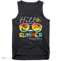 Hello Summer Happy Last Day Of School Teacher Student Tank Top thumb 0