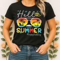 Hello Summer Happy Last Day Of School Teacher Student Women's T-Shirt thumb 2
