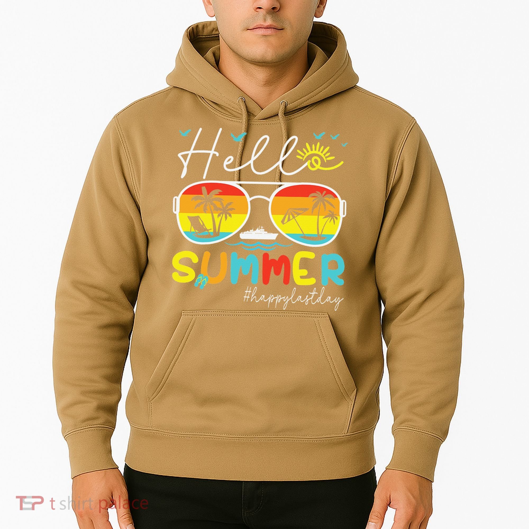 Hello Summer Happy Last Day Of School Teacher Student Hoodie