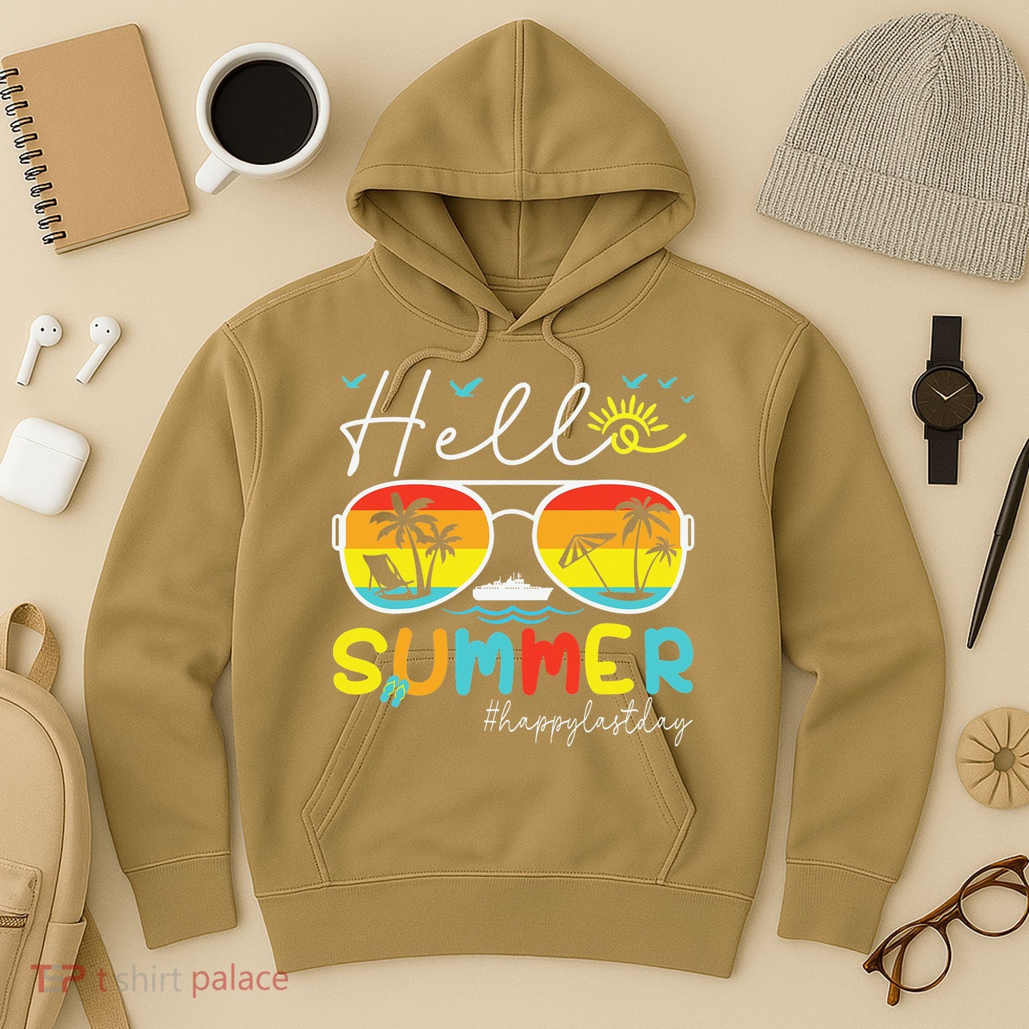 Hello Summer Happy Last Day Of School Teacher Student Hoodie