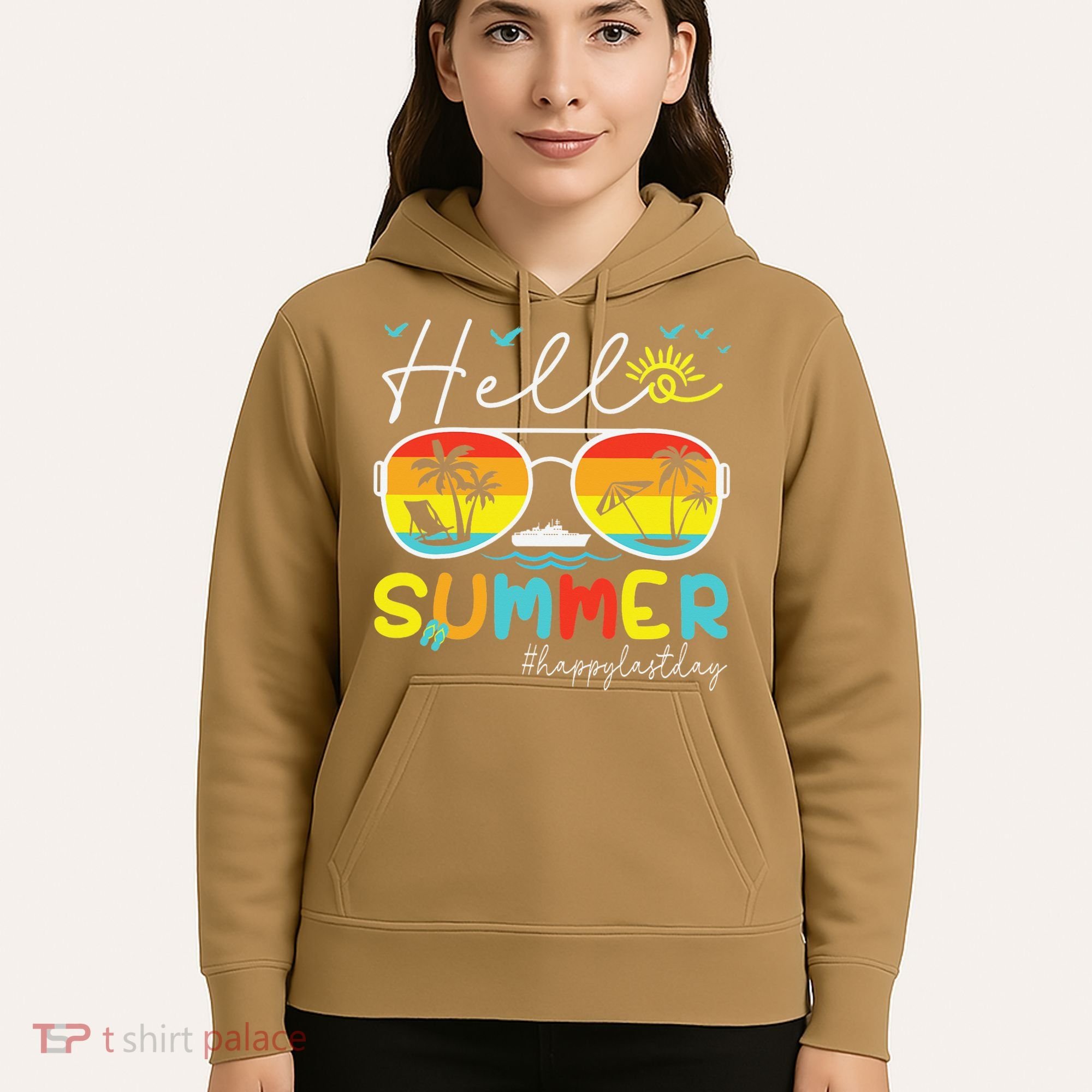 Hello Summer Happy Last Day Of School Teacher Student Hoodie