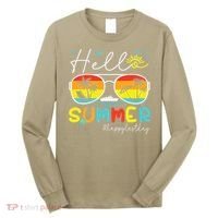 Hello Summer Happy Last Day Of School Teacher Student Long Sleeve Shirt thumb 0
