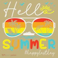 Hello Summer Happy Last Day Of School Teacher Student Long Sleeve Shirt thumb 2