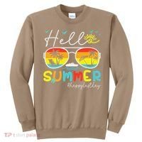 Hello Summer Happy Last Day Of School Teacher Student Sweatshirt thumb 0