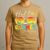 Hello Summer Happy Last Day Of School Teacher Student T-Shirt thumb 3