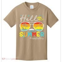 Hello Summer Happy Last Day Of School Teacher Student Kids T-Shirt thumb 0