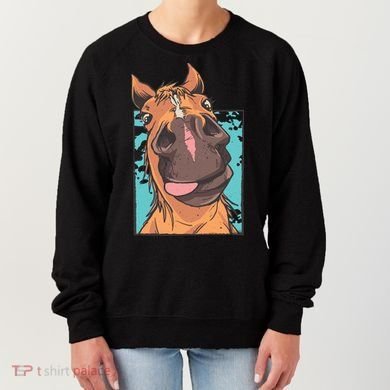 Horse Selfie Women's Sweatshirt