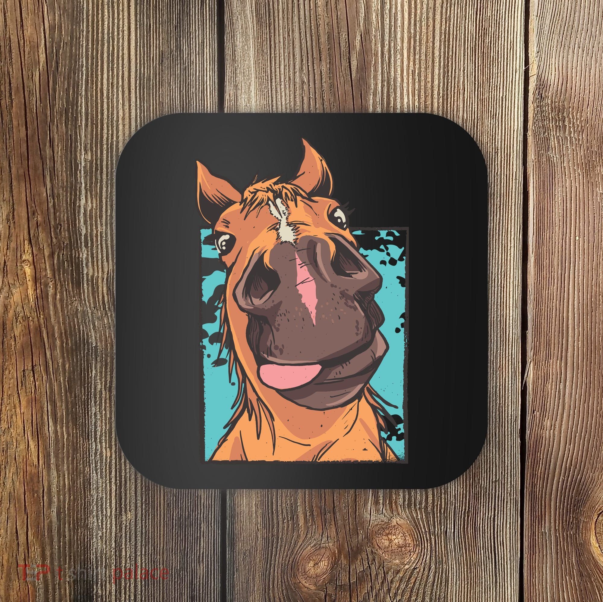 Horse Selfie Coaster