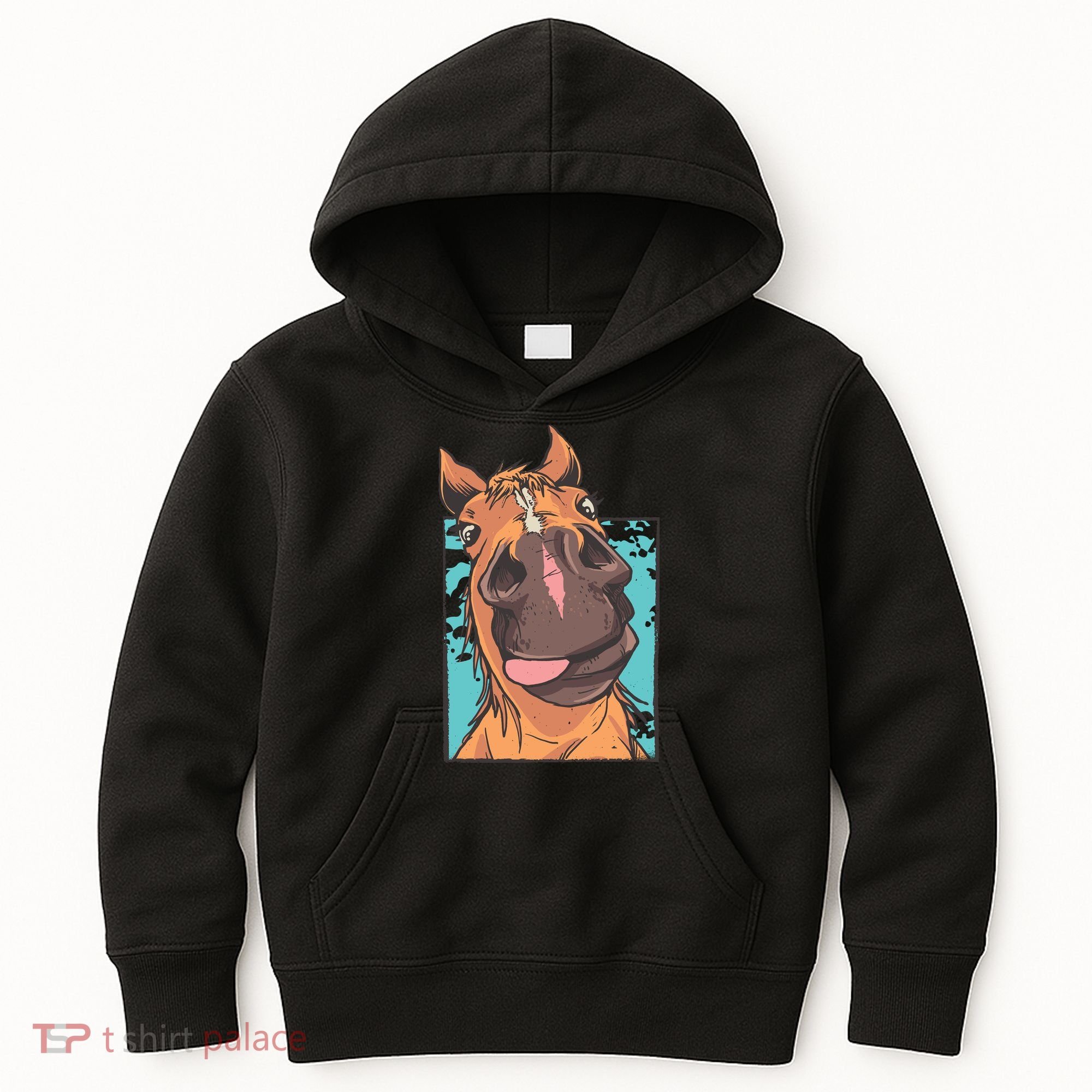 Horse Selfie Kids Hoodie
