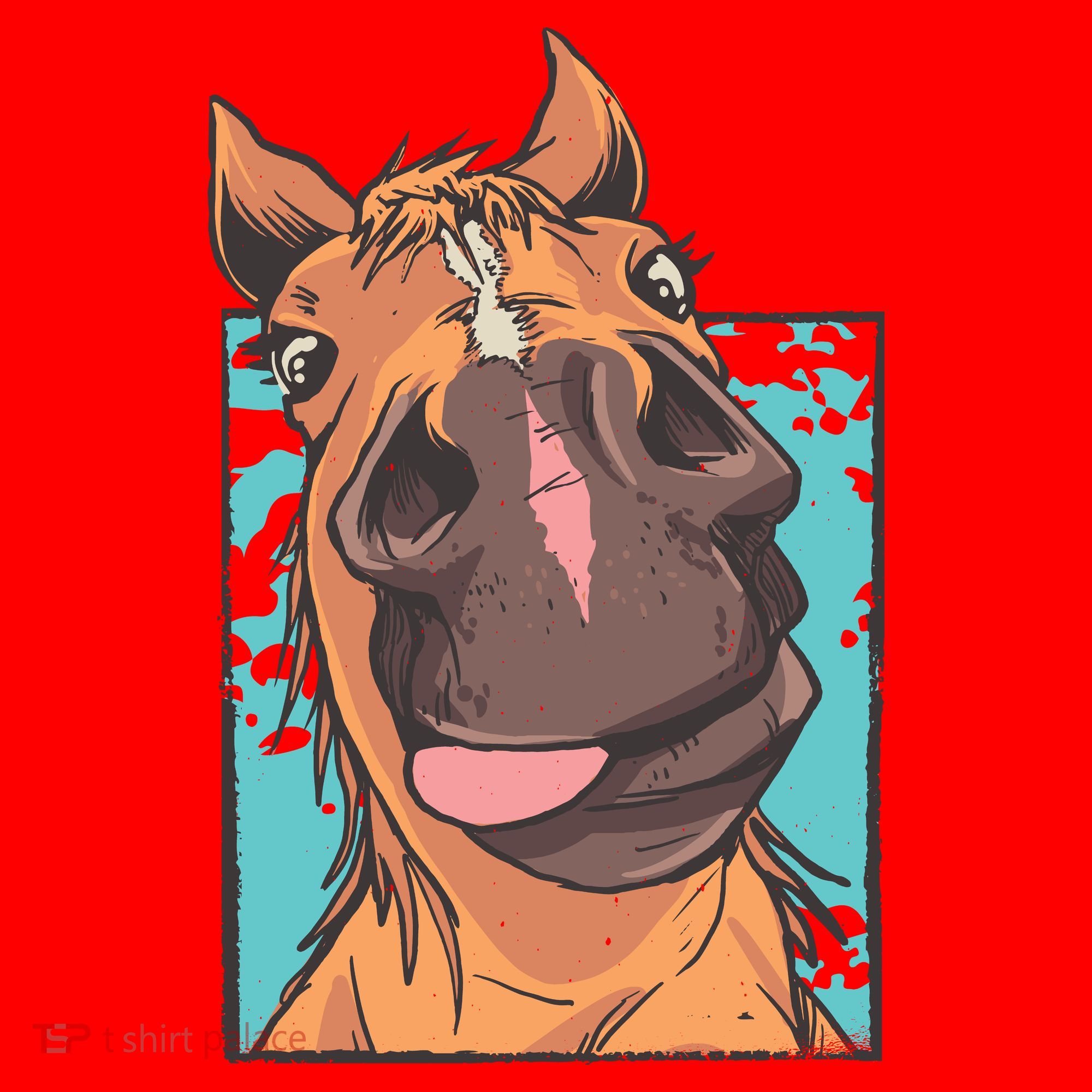 Horse Selfie Santa Hat
