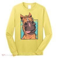 Horse Selfie Long Sleeve Shirt thumb 0