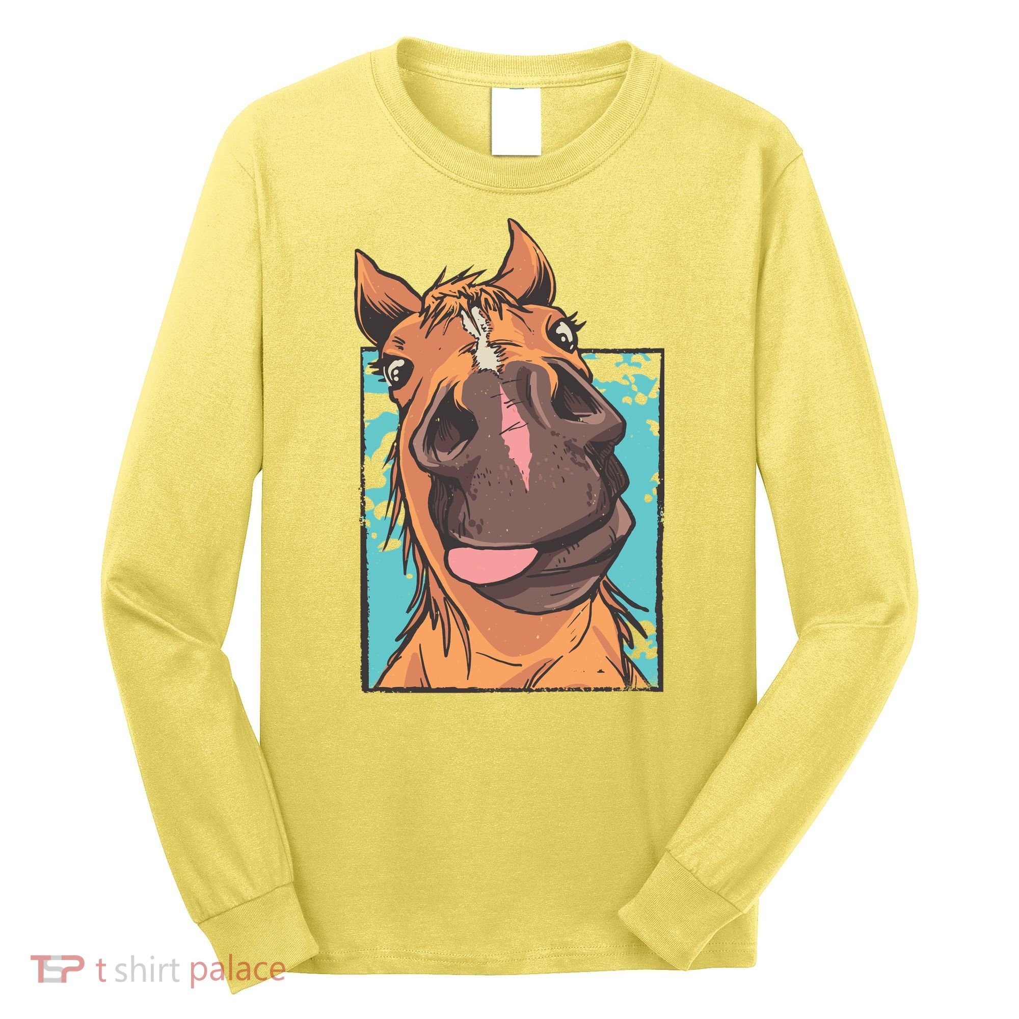 Horse Selfie Long Sleeve Shirt