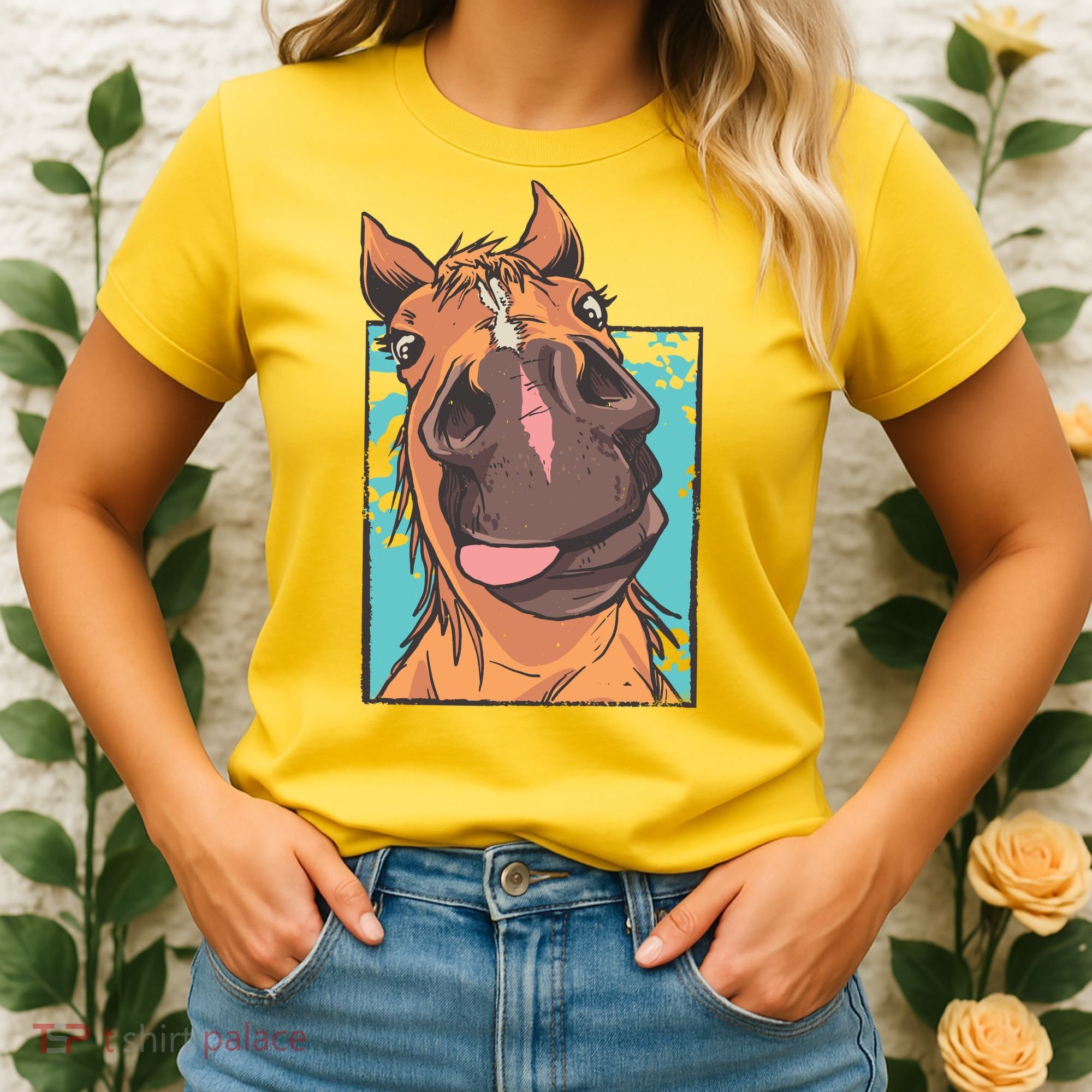 Horse Selfie Women's T-Shirt
