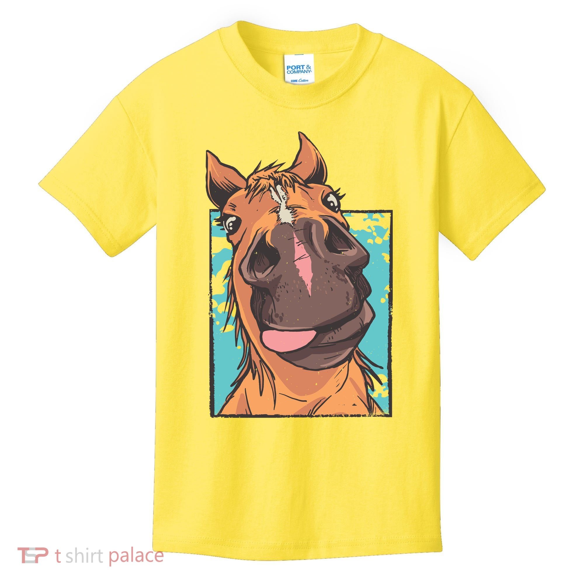 Horse Selfie Kids T-Shirt