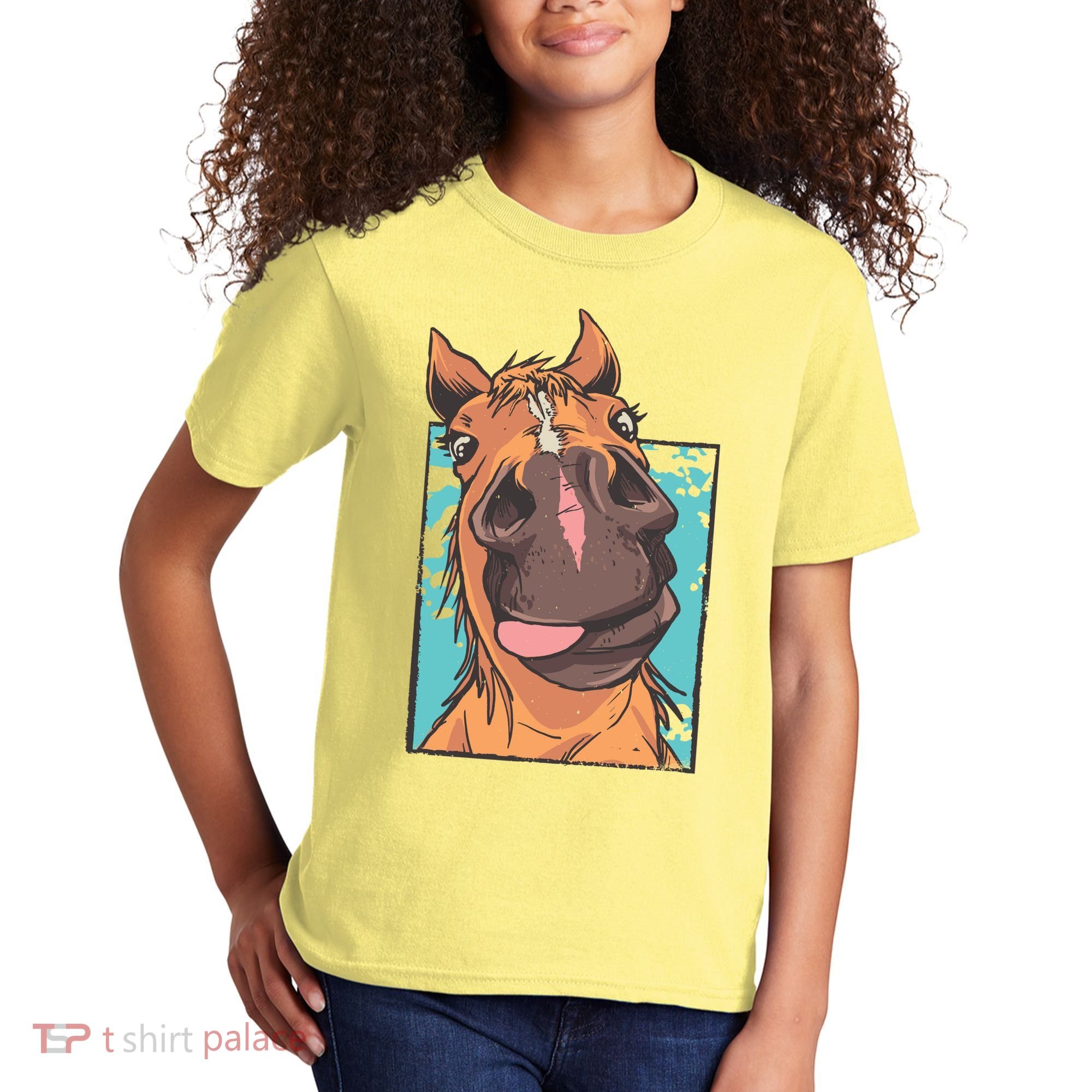 Horse Selfie Kids T-Shirt