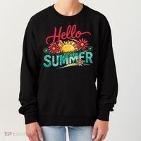 Hello Summer Happy Last Day Of School Teacher Student Women's Sweatshirt thumb 0