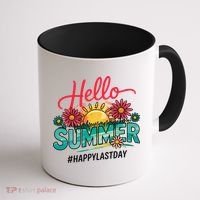 Hello Summer Happy Last Day Of School Teacher Student Coffee Mug thumb 1