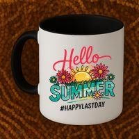 Hello Summer Happy Last Day Of School Teacher Student Coffee Mug thumb 2