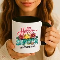 Hello Summer Happy Last Day Of School Teacher Student Coffee Mug thumb 3