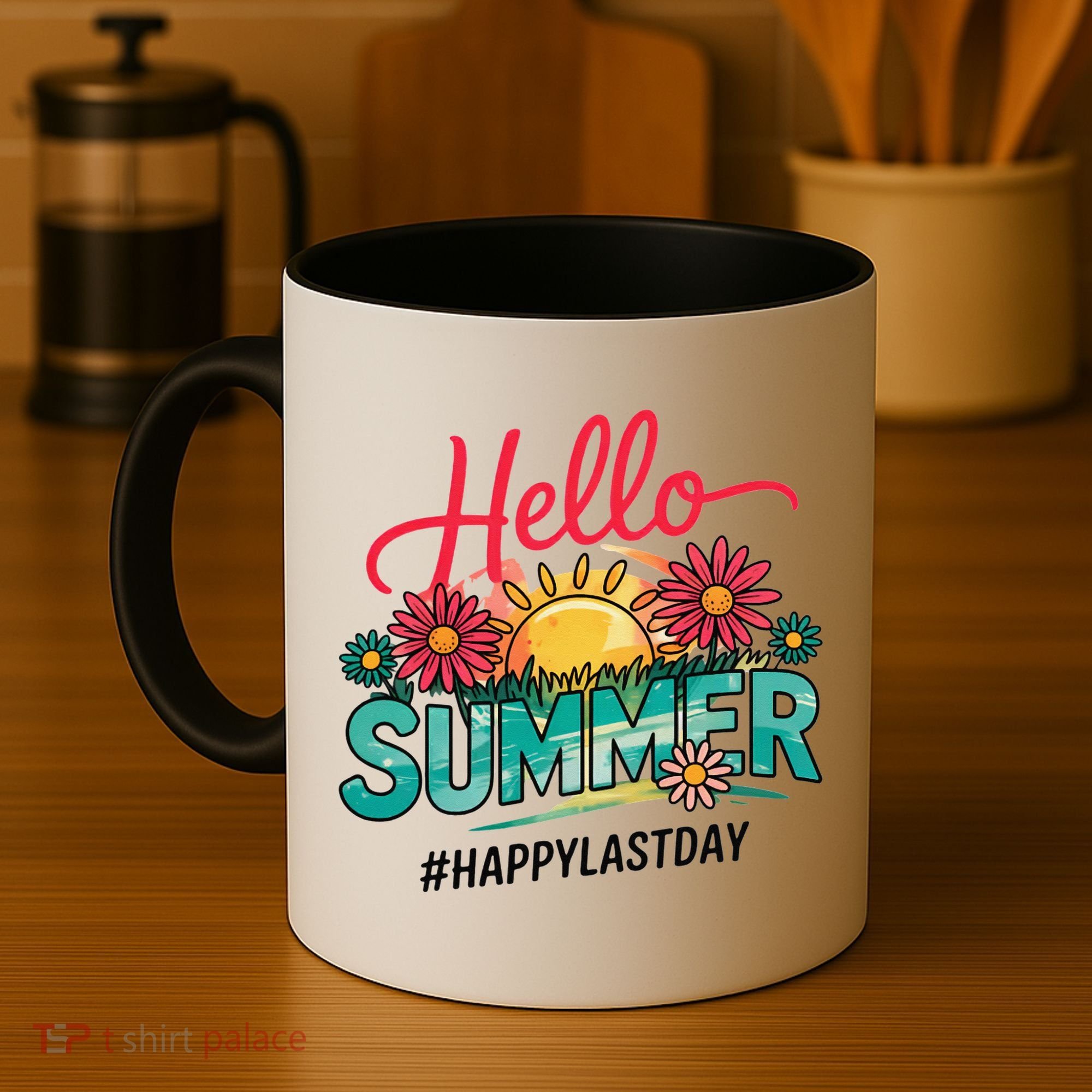 Hello Summer Happy Last Day Of School Teacher Student Coffee Mug