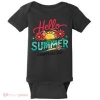 Hello Summer Happy Last Day Of School Teacher Student Baby Bodysuit thumb 0