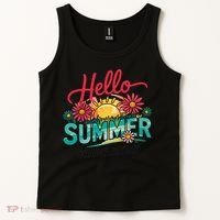 Hello Summer Happy Last Day Of School Teacher Student Tank Top thumb 2