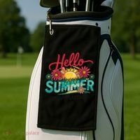 Hello Summer Happy Last Day Of School Teacher Student Golf Towel thumb 2